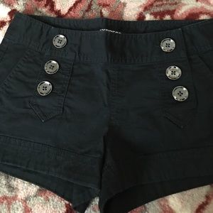 Express black shorts